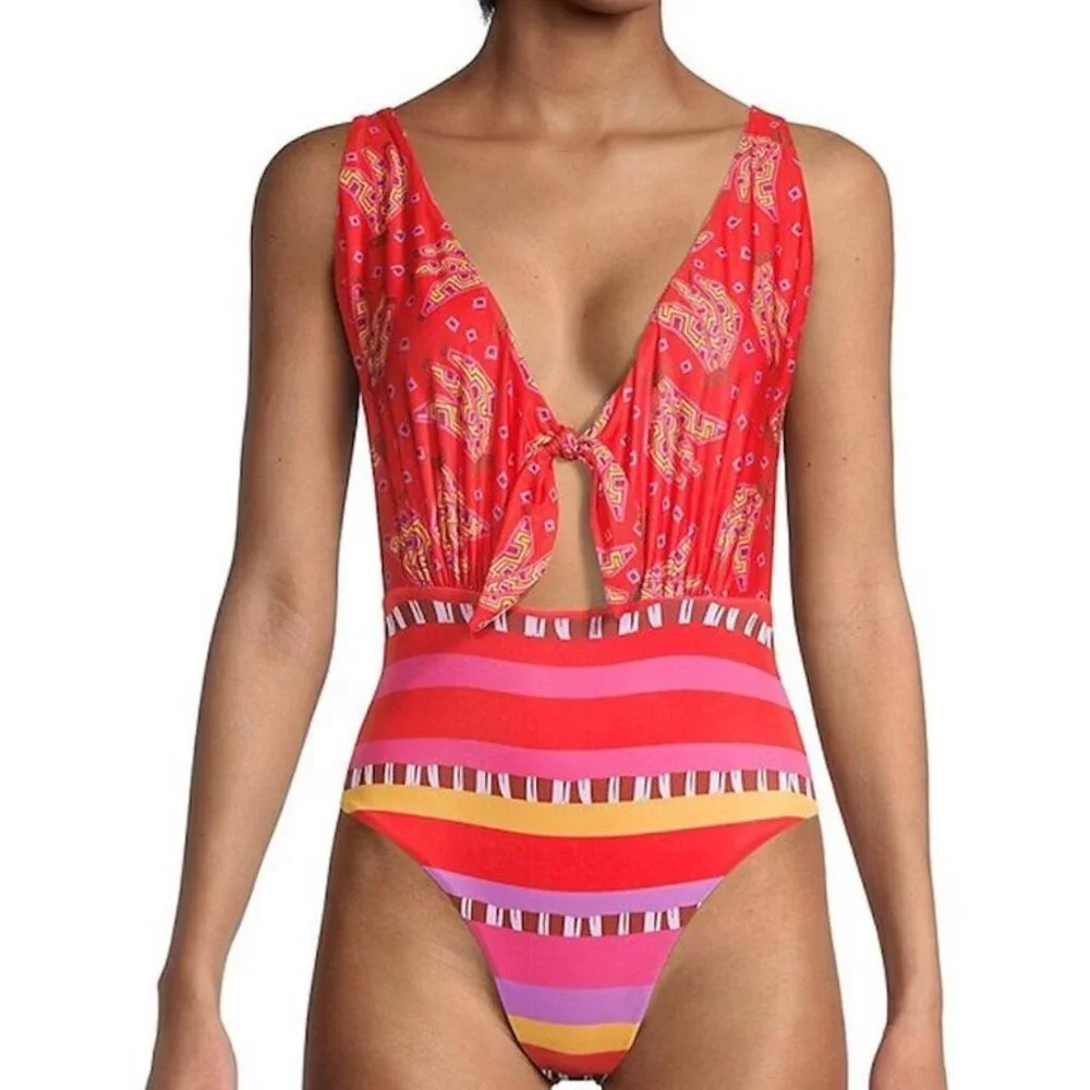 Farm Rio Reversible Tiki Bananas Lucy One Piece